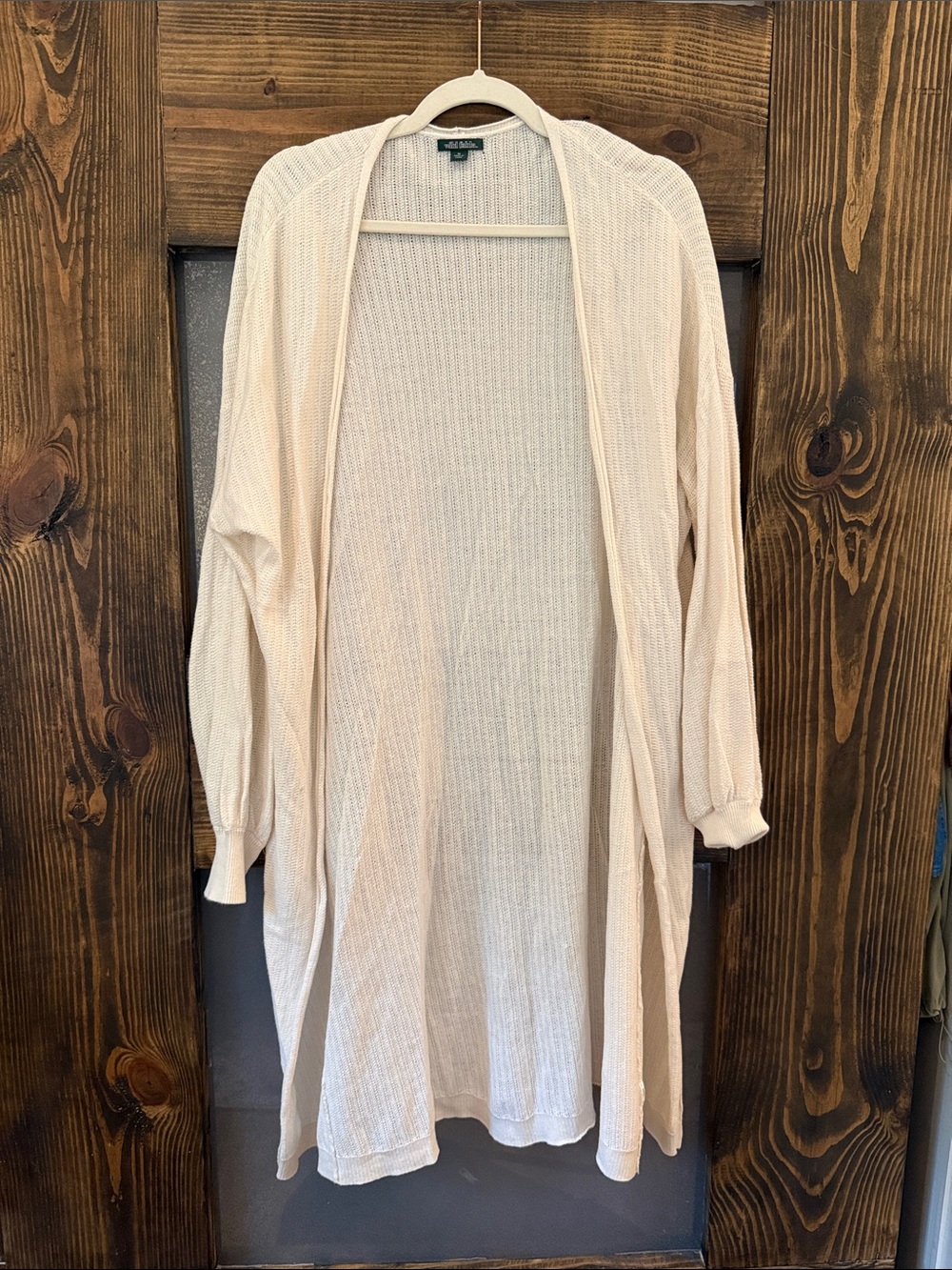 wild fable Cream Open-Front Lightweight Knit Cardigan